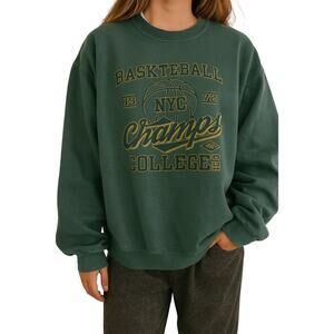 Urban Outfitters Golden Hour 1973 NYC Basketball Champs Sweatshirt Size M/L NWT